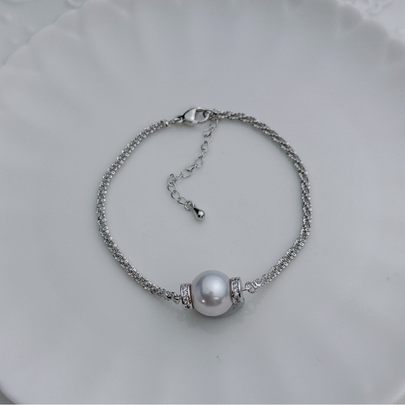 B131 Handmade Freshwater Edison Pearl Bracelet - Picture 5 of 5